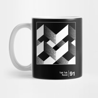 Talk Talk - Runeii / Minimal Style Graphic Artwork Design Mug